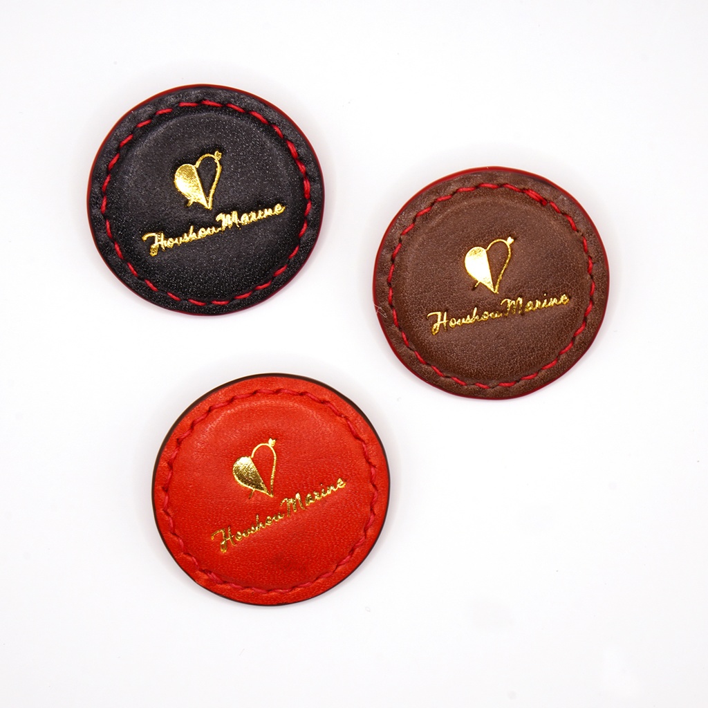 【非公式】宝鐘マリン 本革 レザーバッジ