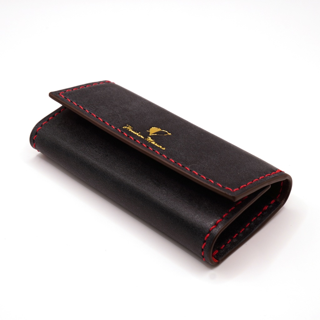 【非公式】宝鐘マリン 本革 レザーキーケース