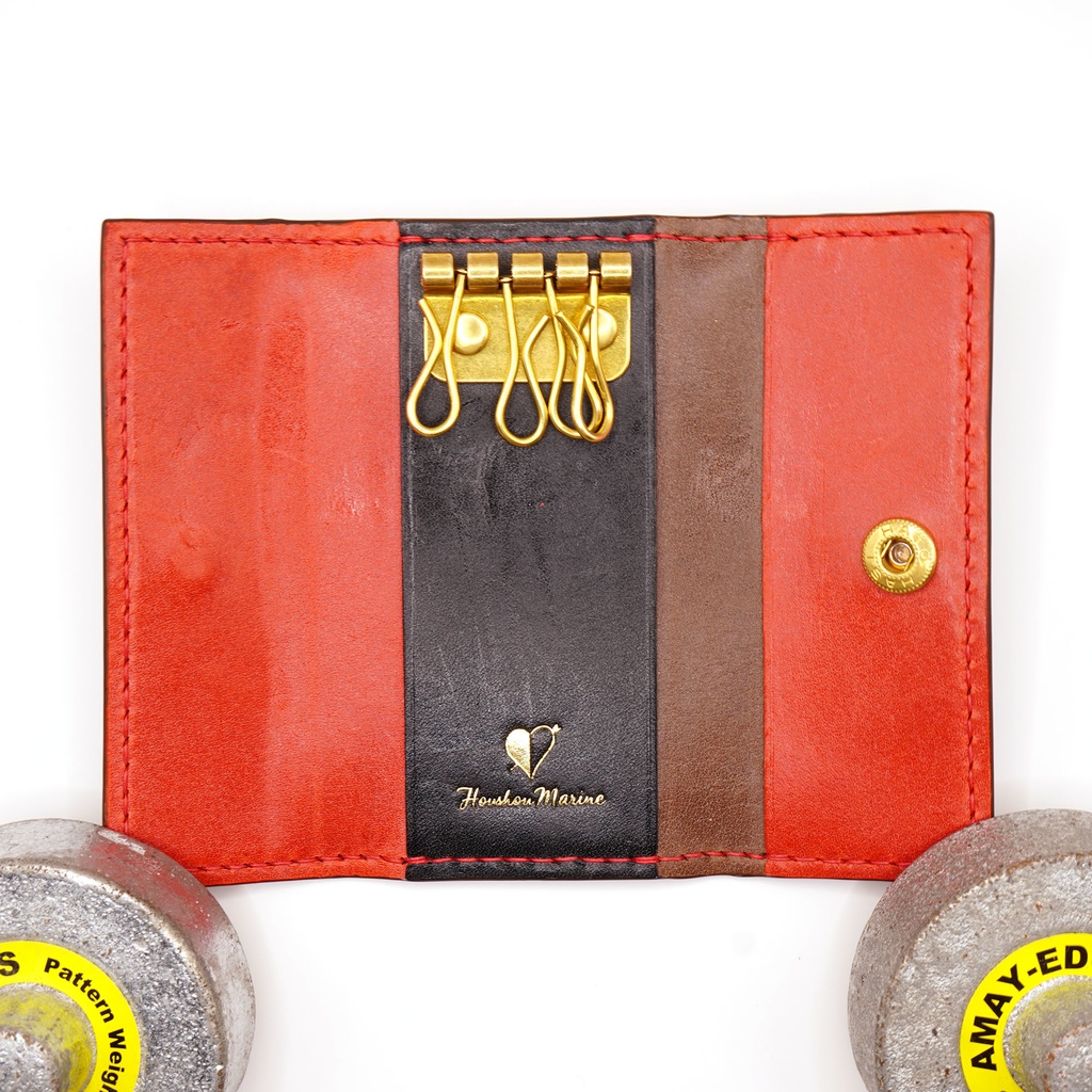 宝鐘マリン 本革 レザーキーケース Slim