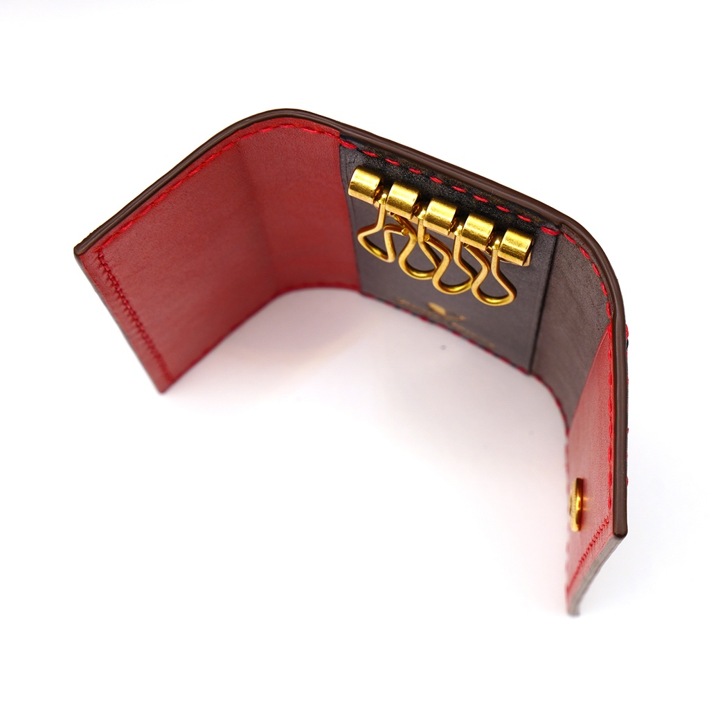 【非公式】宝鐘マリン 本革 レザーキーケース