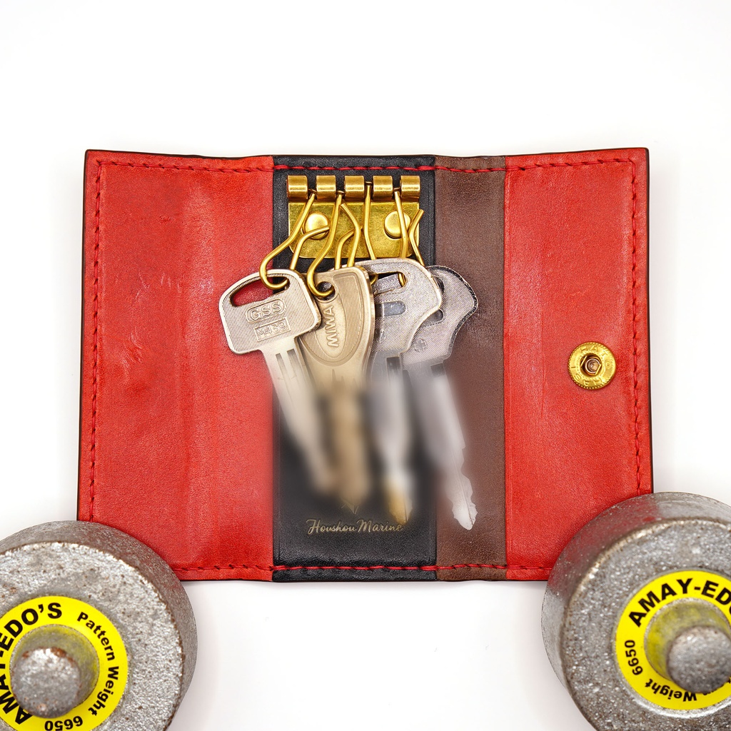 宝鐘マリン 本革 レザーキーケース Slim