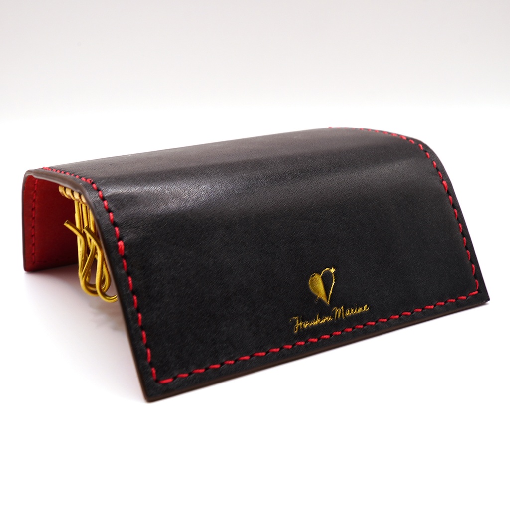 【非公式】宝鐘マリン 本革 レザーキーケース