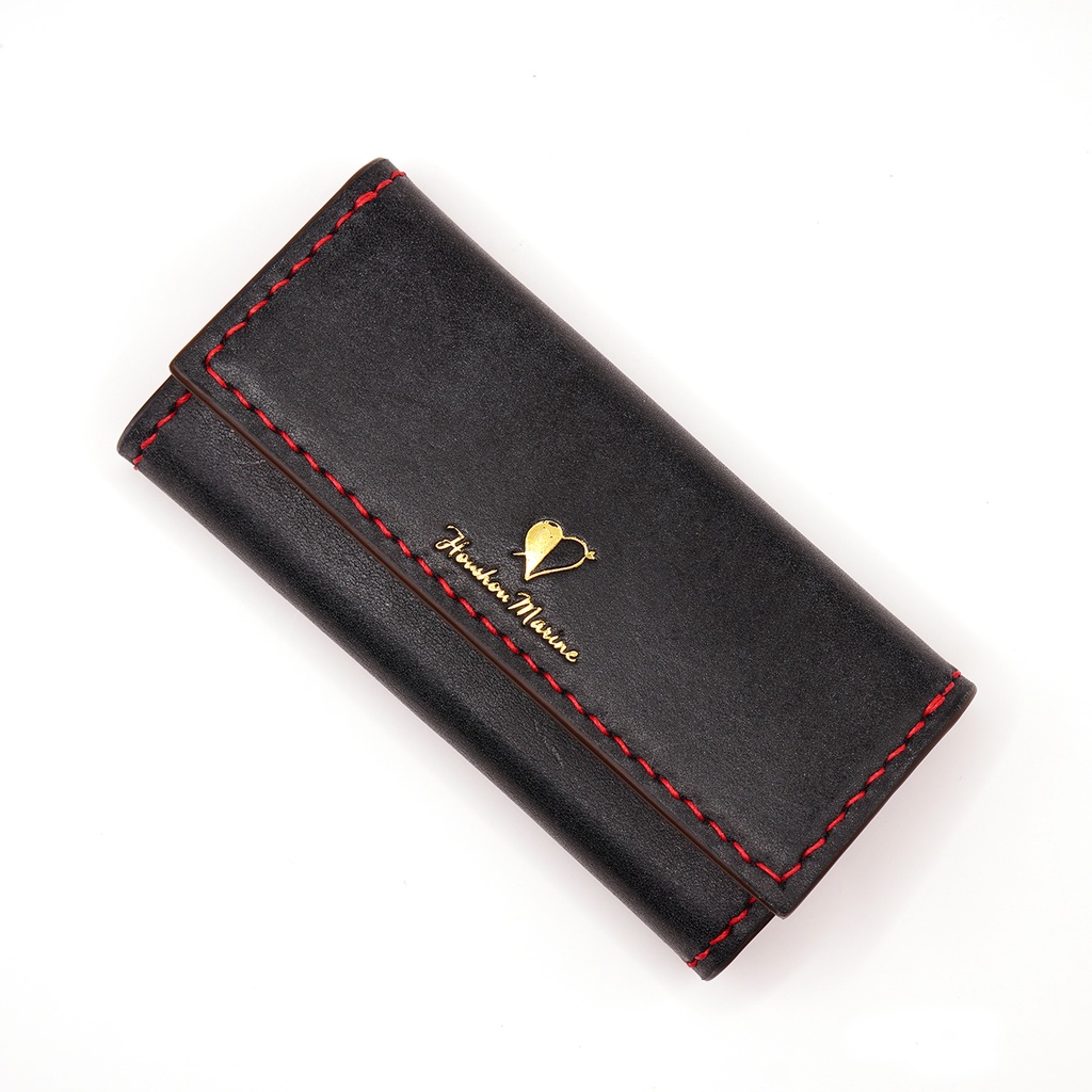 【非公式】宝鐘マリン 本革 レザーキーケース