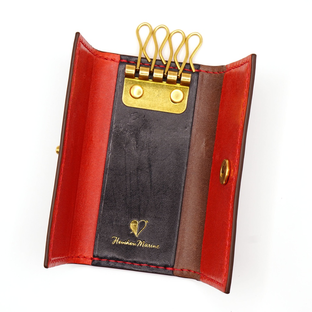 宝鐘マリン 本革 レザーキーケース Slim