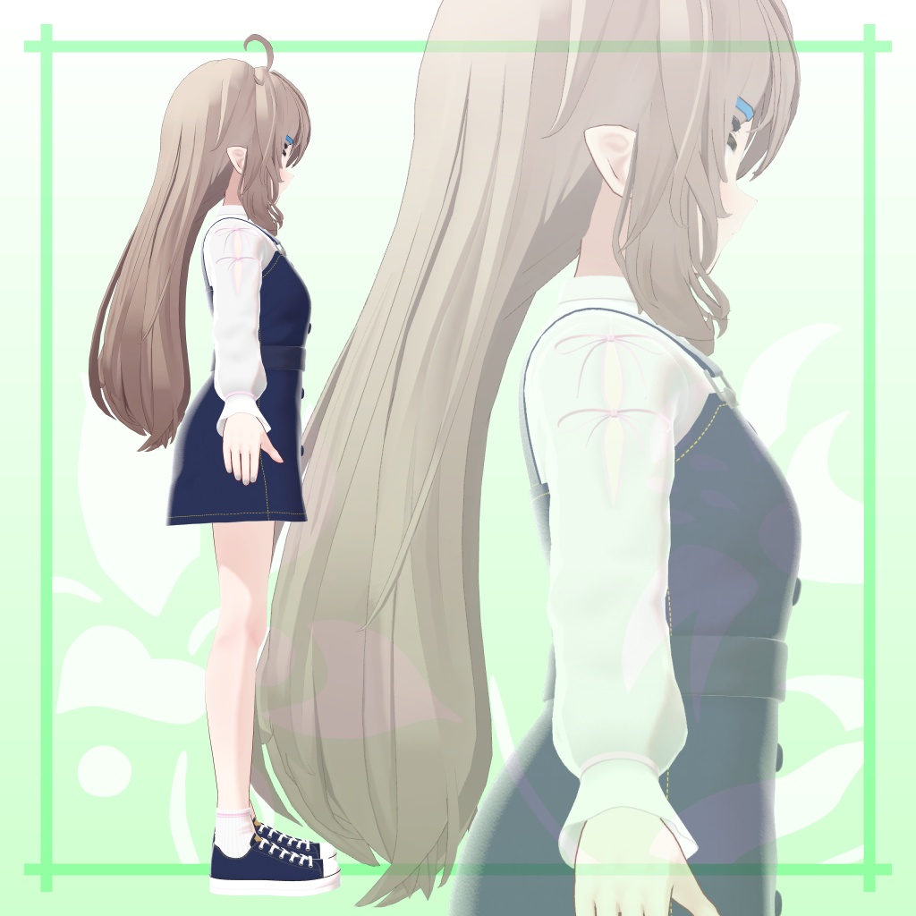 3アバター対応 ジャンパースカートとスニーカーセット