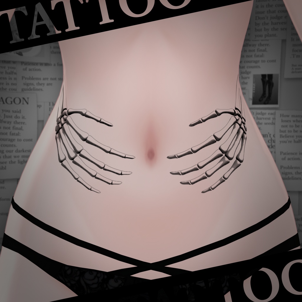 「森羅・桔梗・萌・マヌカ」対応ロックな刺青