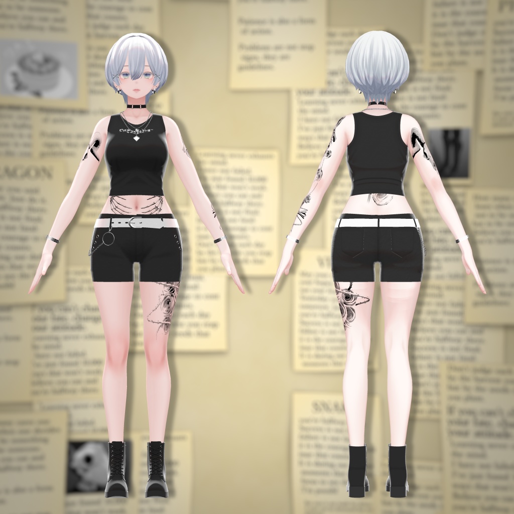 「森羅・桔梗」対応アウトローな衣装