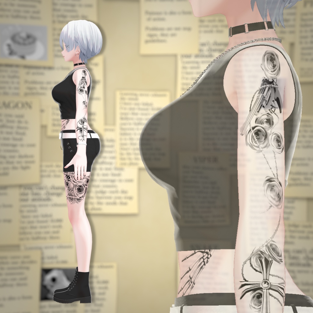 「森羅・桔梗」対応アウトローな衣装