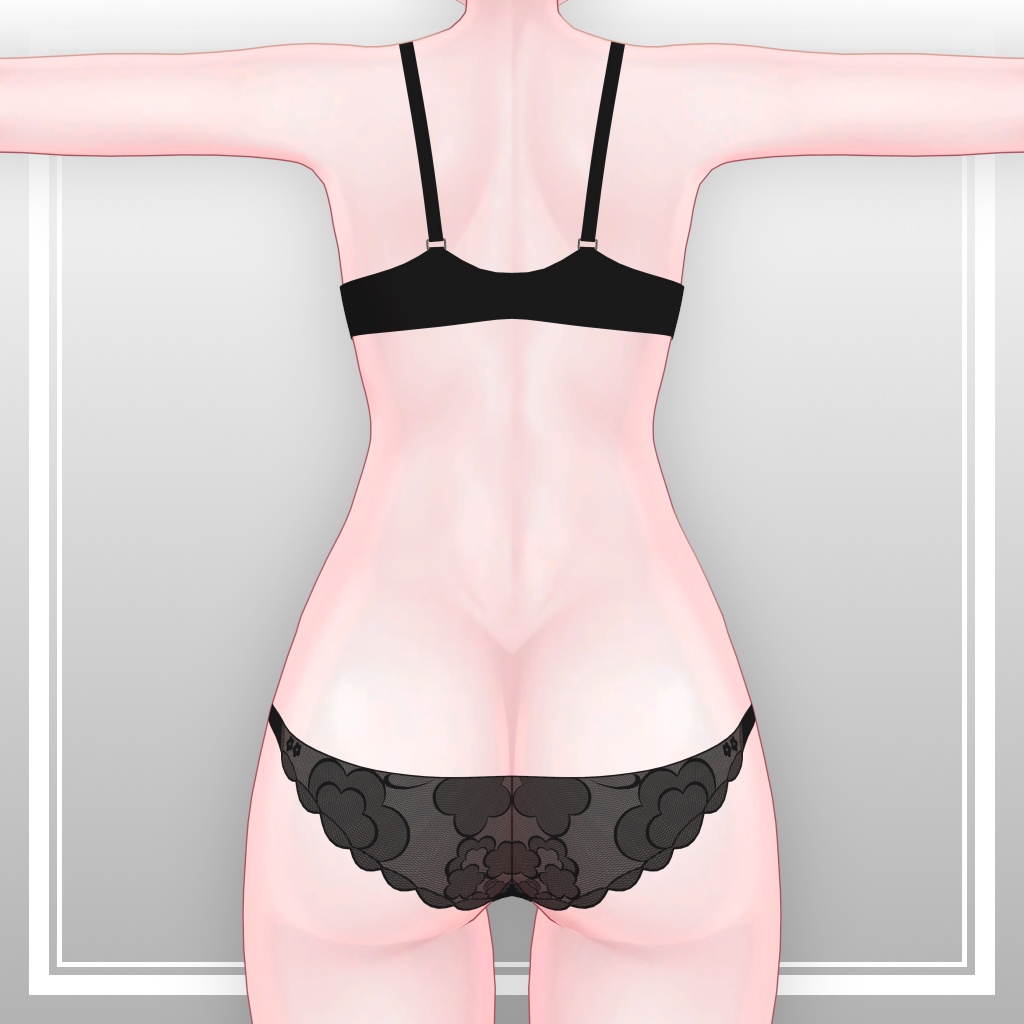 【桔梗・萌・マヌカ】対応 Flower Pattern Underwear