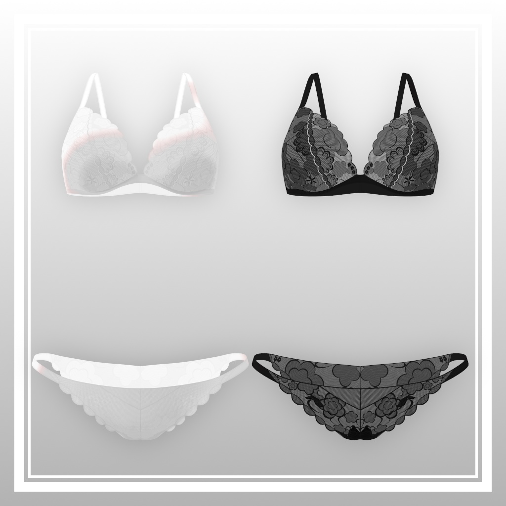 【桔梗・萌・マヌカ】対応 Flower Pattern Underwear