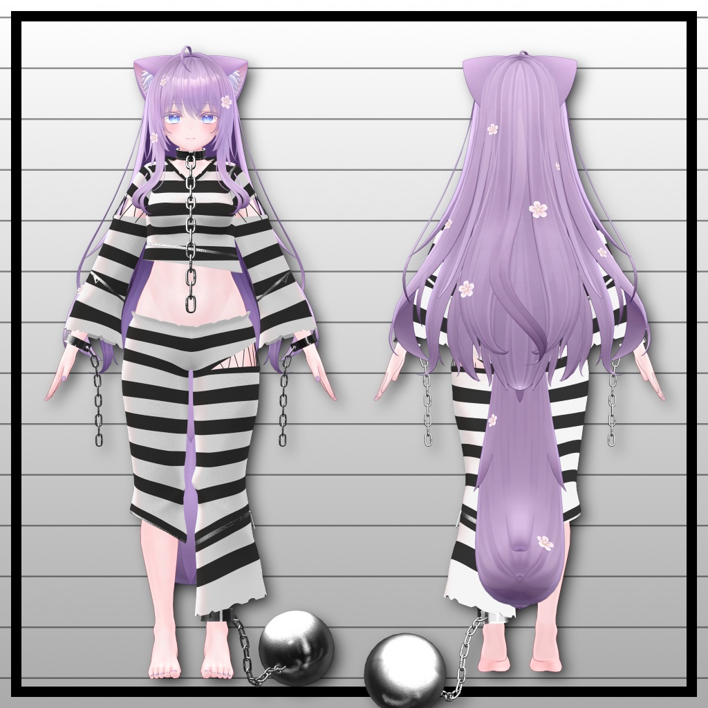 【マヌカ・萌】対応 囚人服