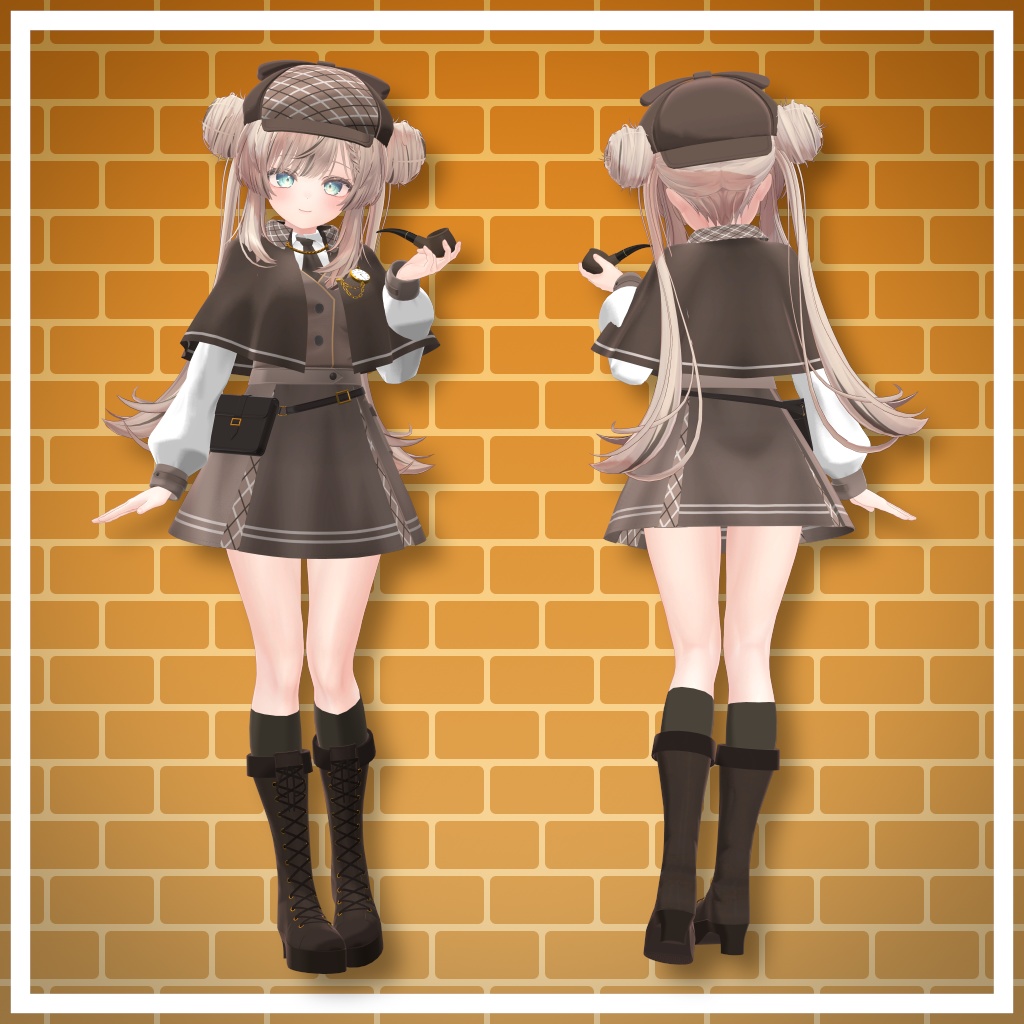 【5アバター対応】探偵服