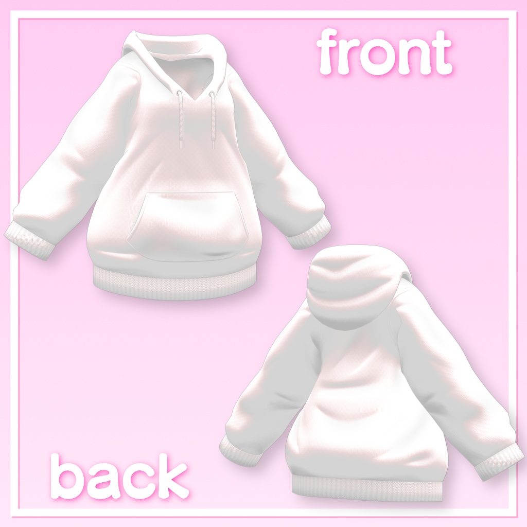 【4アバター対応】パ〇ツがみれるパーカー