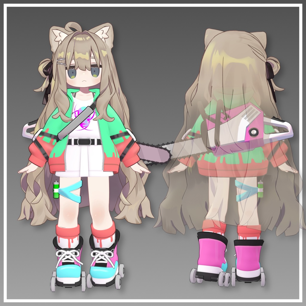 【まめふれんず対応衣装】Vivid Vortex Gear(ギミック付)