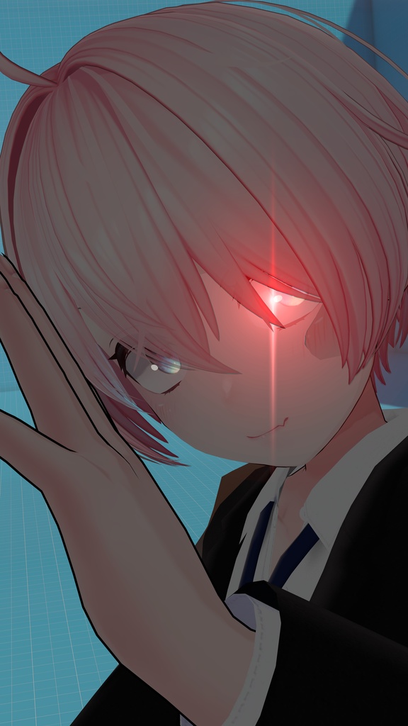 アニメとかでよく見る目が光るやつ!!!