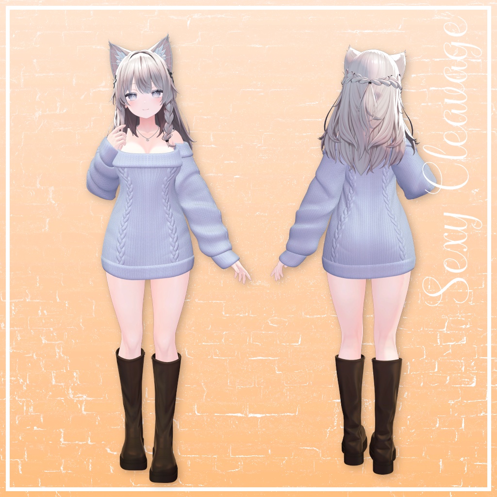 【6アバター対応】Sexy Cleavage