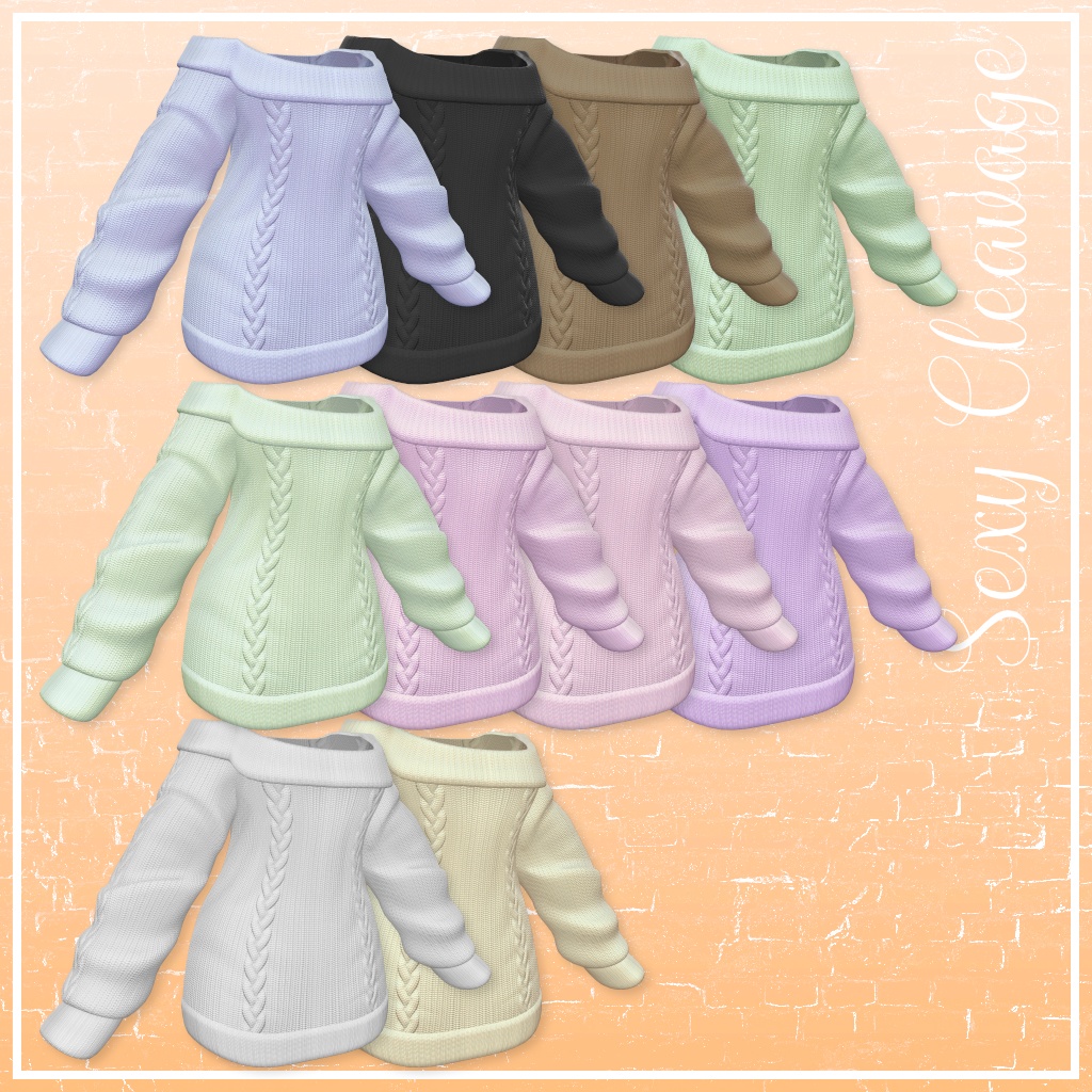 【6アバター対応】Sexy Cleavage