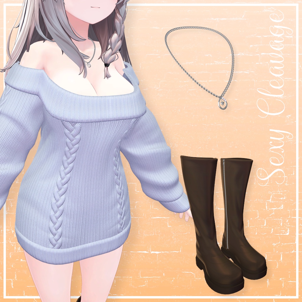 【6アバター対応】Sexy Cleavage