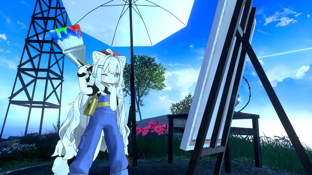 【誕生日記念セール中】【まめふれんず対応衣装】Vivid Painter(ギミック付)