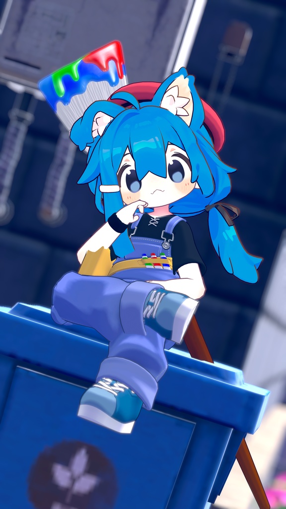 【誕生日記念セール中】【まめふれんず対応衣装】Vivid Painter(ギミック付)