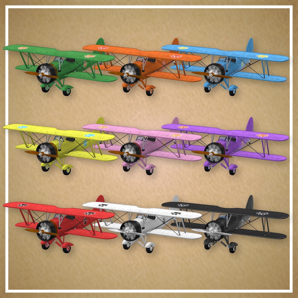 【まめふれんず対応】Beast Pilot(飛行機ギミック付)