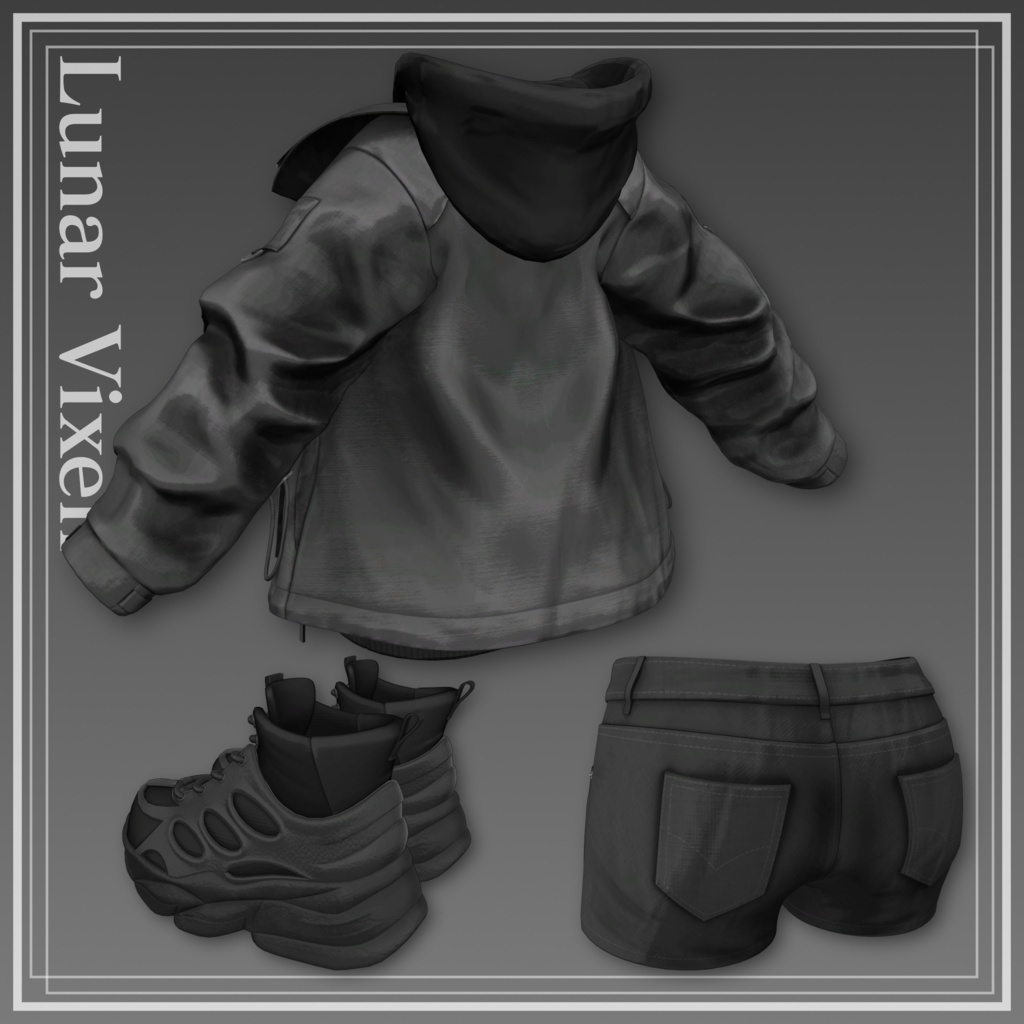 【6アバター対応】Lunar Vixen