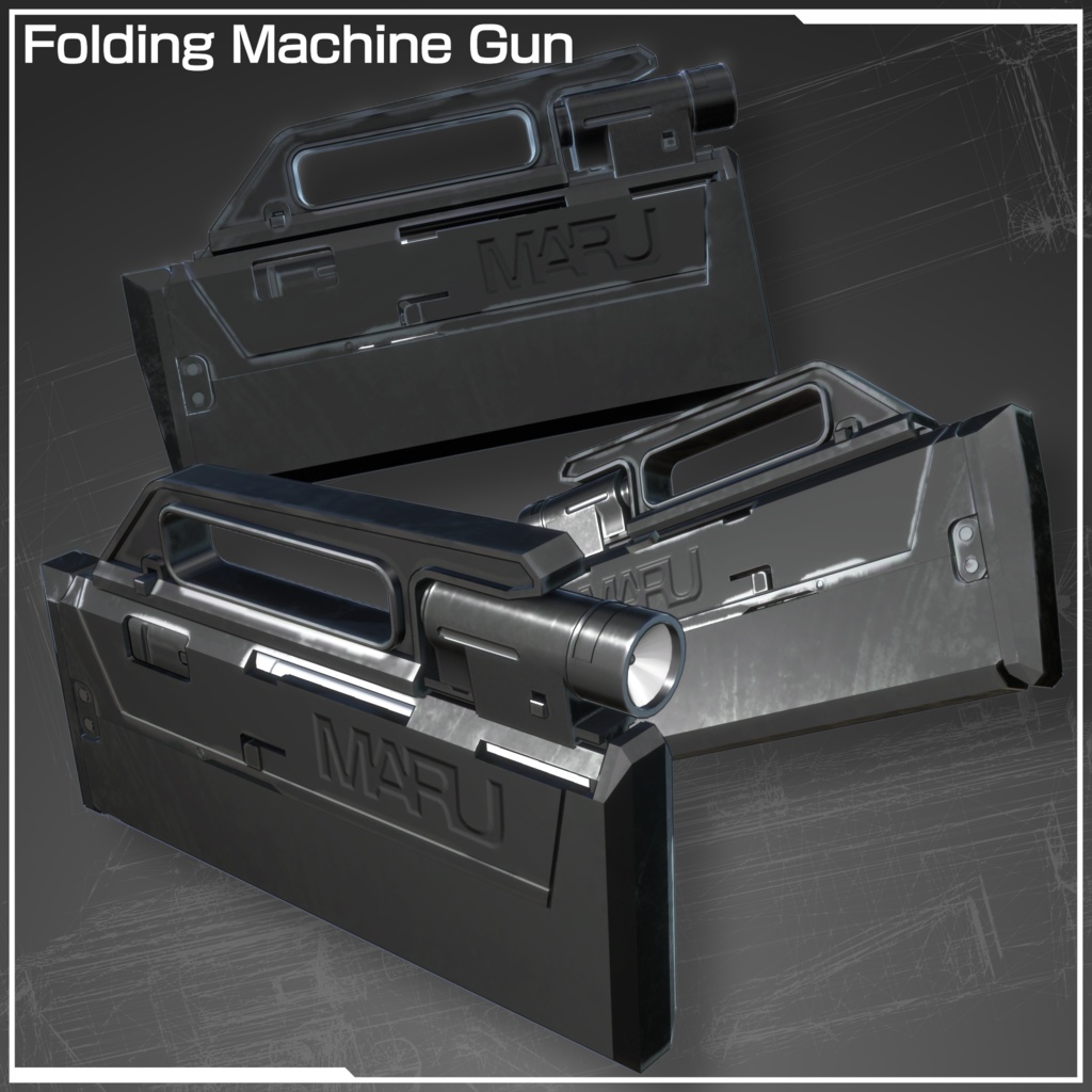 Folding Machine Gun(ギミック付)