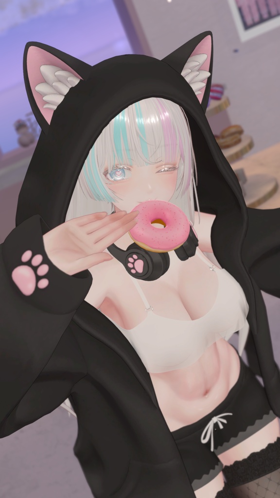 【発売記念セール中】【7アバター対応】Napping Cat(ギミック付)