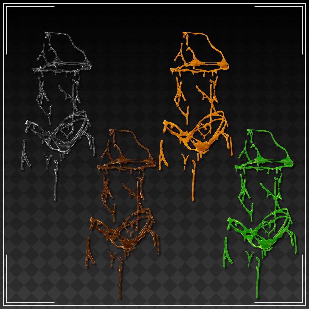 【発売記念セール中】【8アバター対応】"水"着(Liquid Bikini)