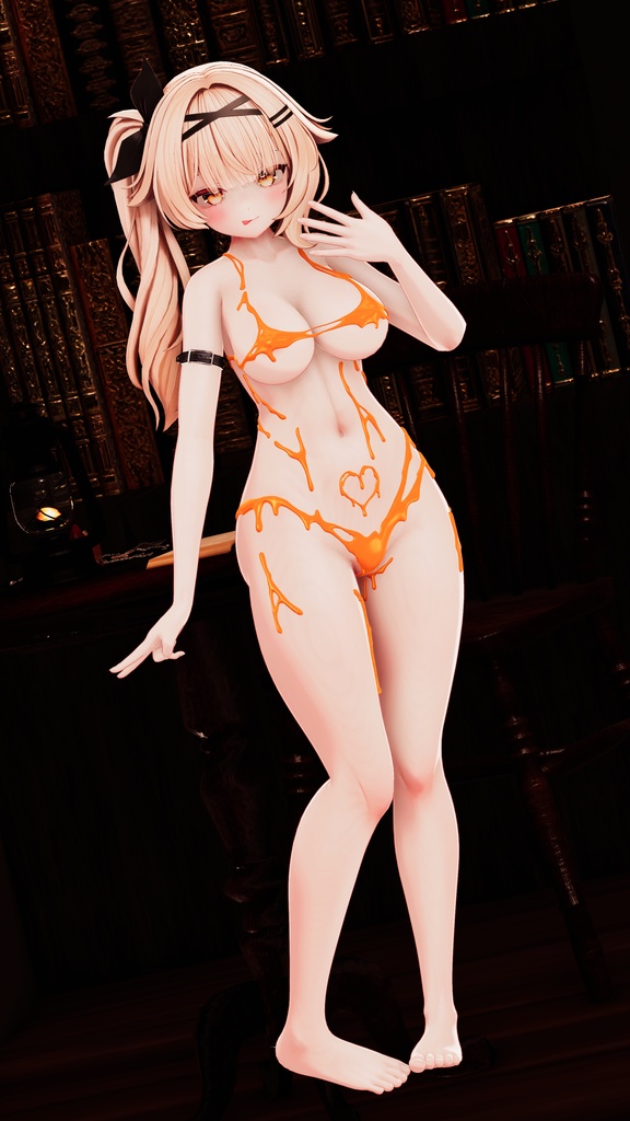 【発売記念セール中】【8アバター対応】"水"着(Liquid Bikini)