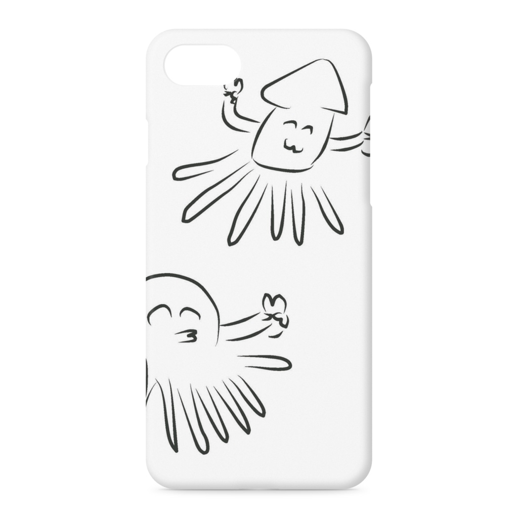 和風イカタコiPhoneケース