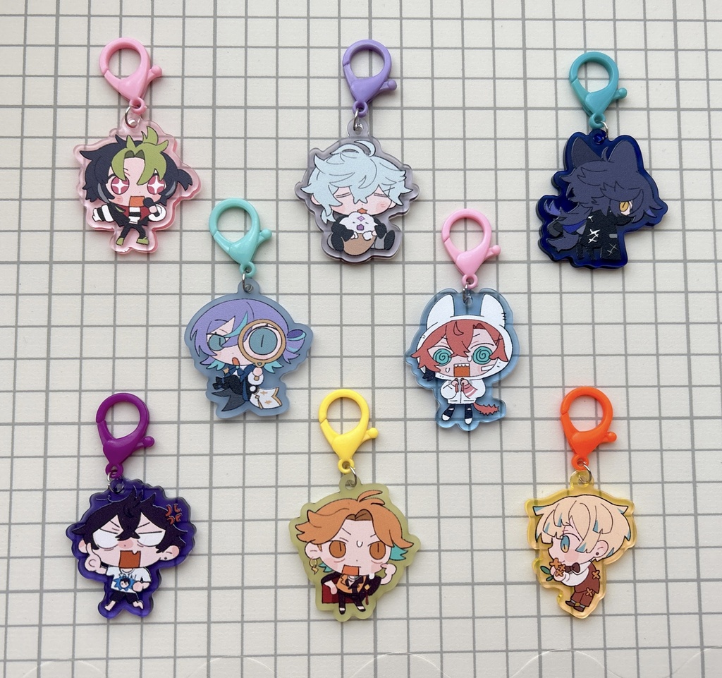 Bタイプ つえーカラーアクキー