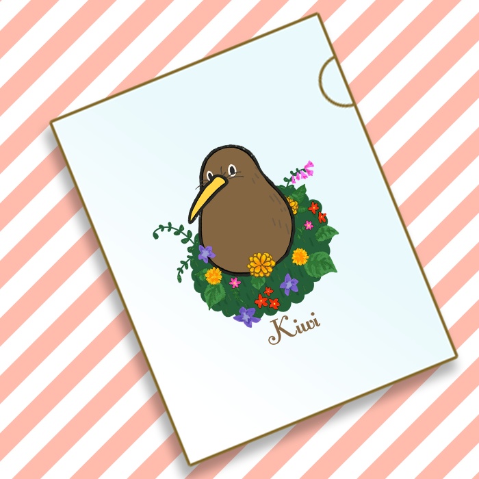 クリアファイル：絵本キーウィ