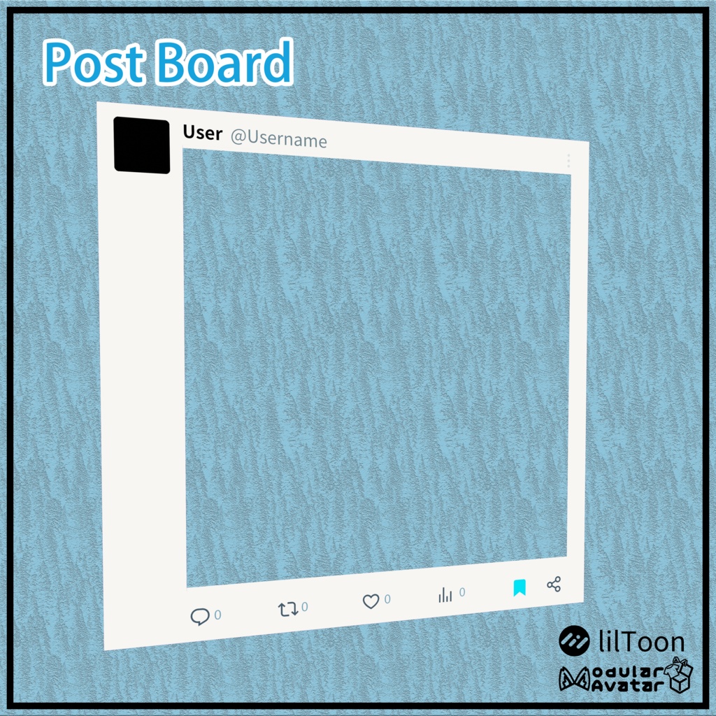 【Avatar小道具】 Post Board