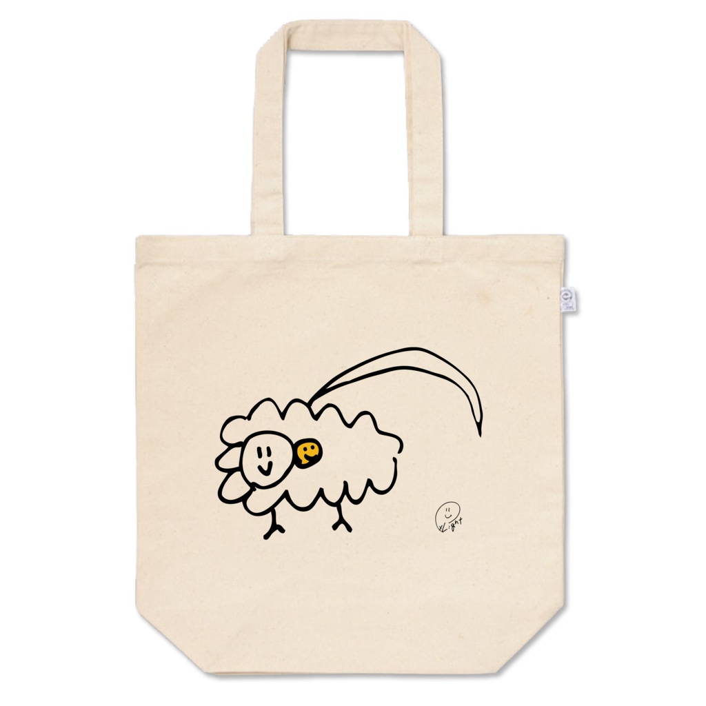 P*Light画伯作羊P子トートバッグ
