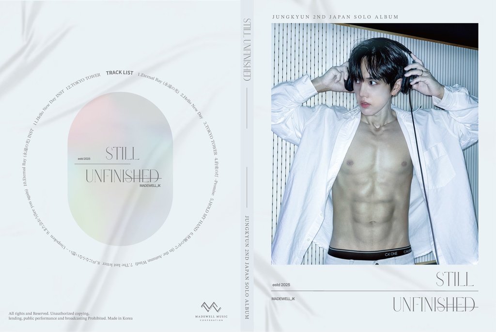 🗓SOLD OUT !! THANK U SO MUCH ! JUNGKYUN 2nd JAPAN SOLO ALBUM 'Still Unfinished' Limited Package 【1次限定・会場受取(送料0)】