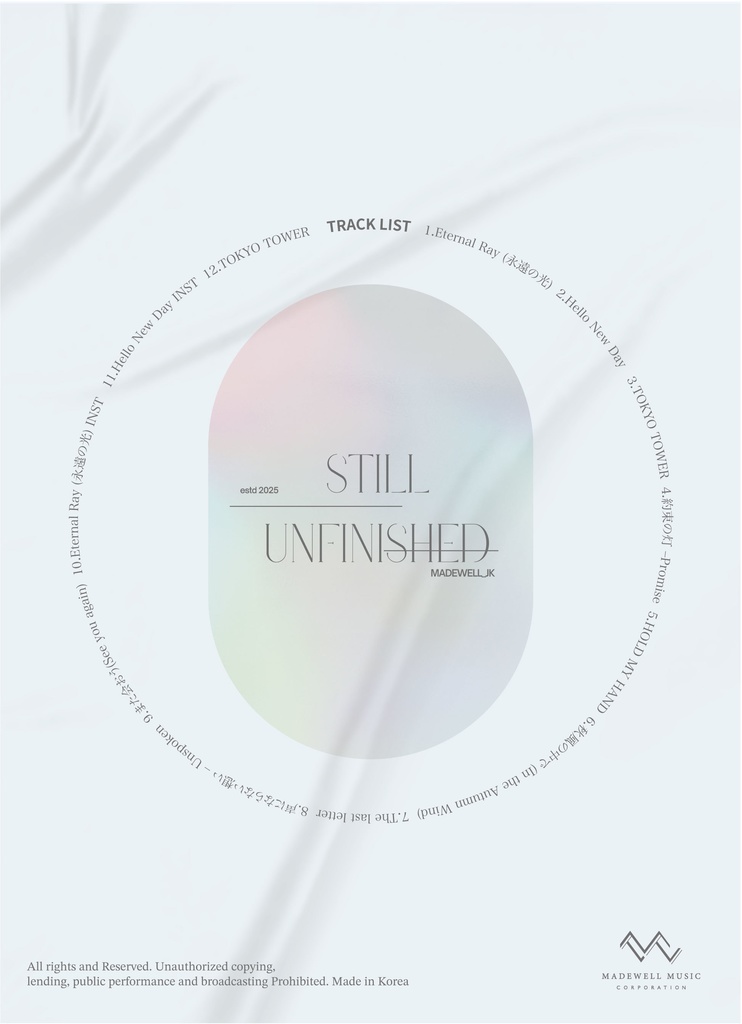 🗓SOLD OUT !! THANK U SO MUCH ! JUNGKYUN 2nd JAPAN SOLO ALBUM 'Still Unfinished' Limited Package 【1次限定・会場受取(送料0)】