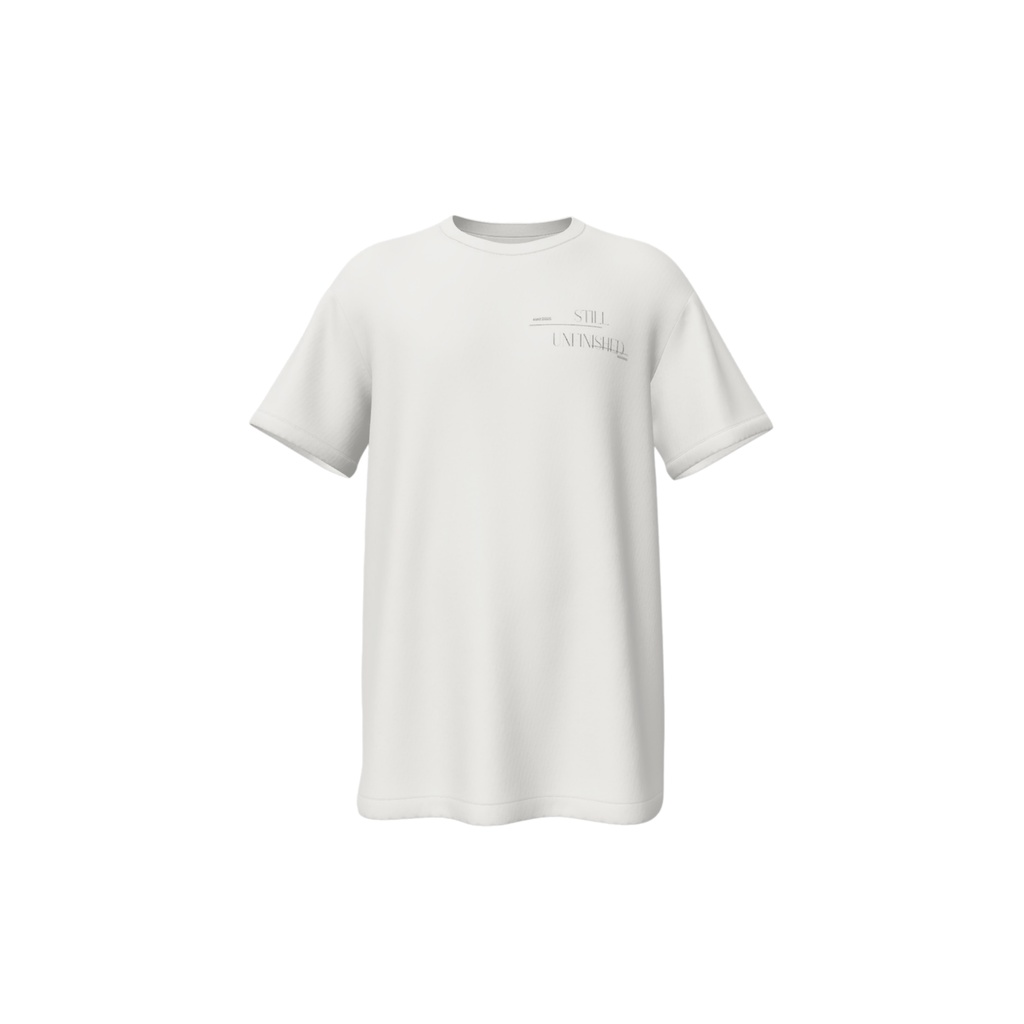 👕【1次限定/会場受取(送料0)】‘STILL UNFINISHED’ 記念Tシャツ (WHITE)