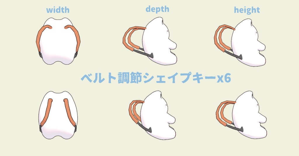 ぷるぷる揺れる!ねこリュックサック【PhysBone】【まめひなた対応】