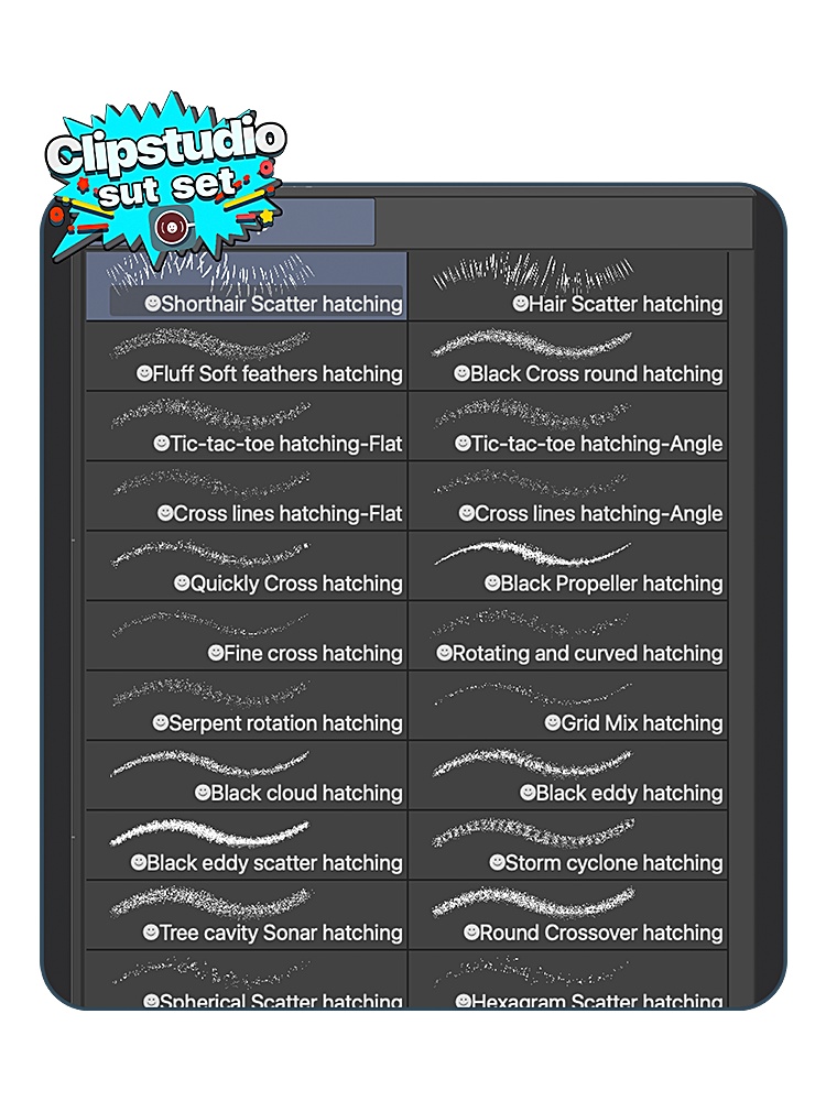 パターンカケアミブラシセット