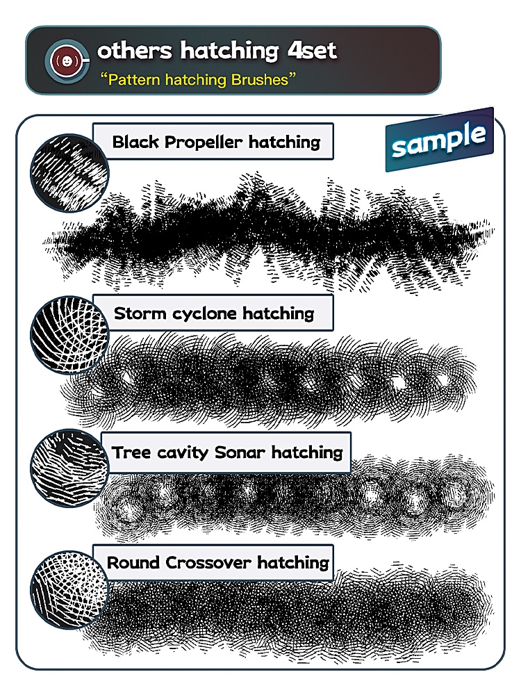 パターンカケアミブラシセット