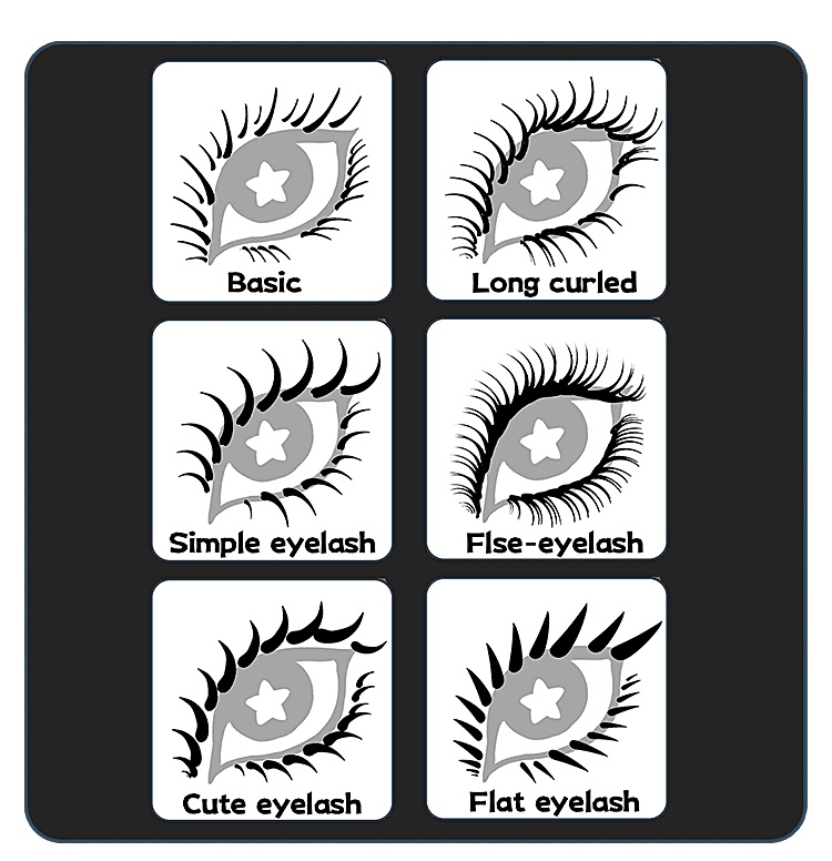 BWマンガまつげブラシセット