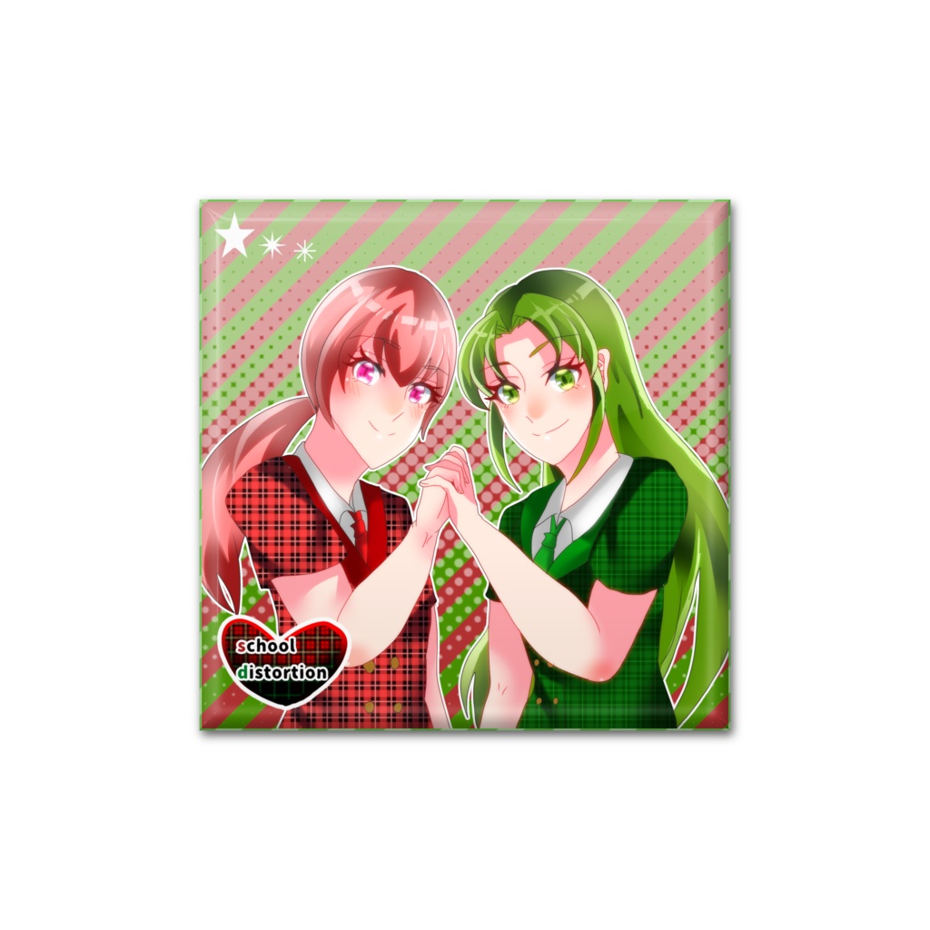 アイステ！スクエア缶バッジ school distortion