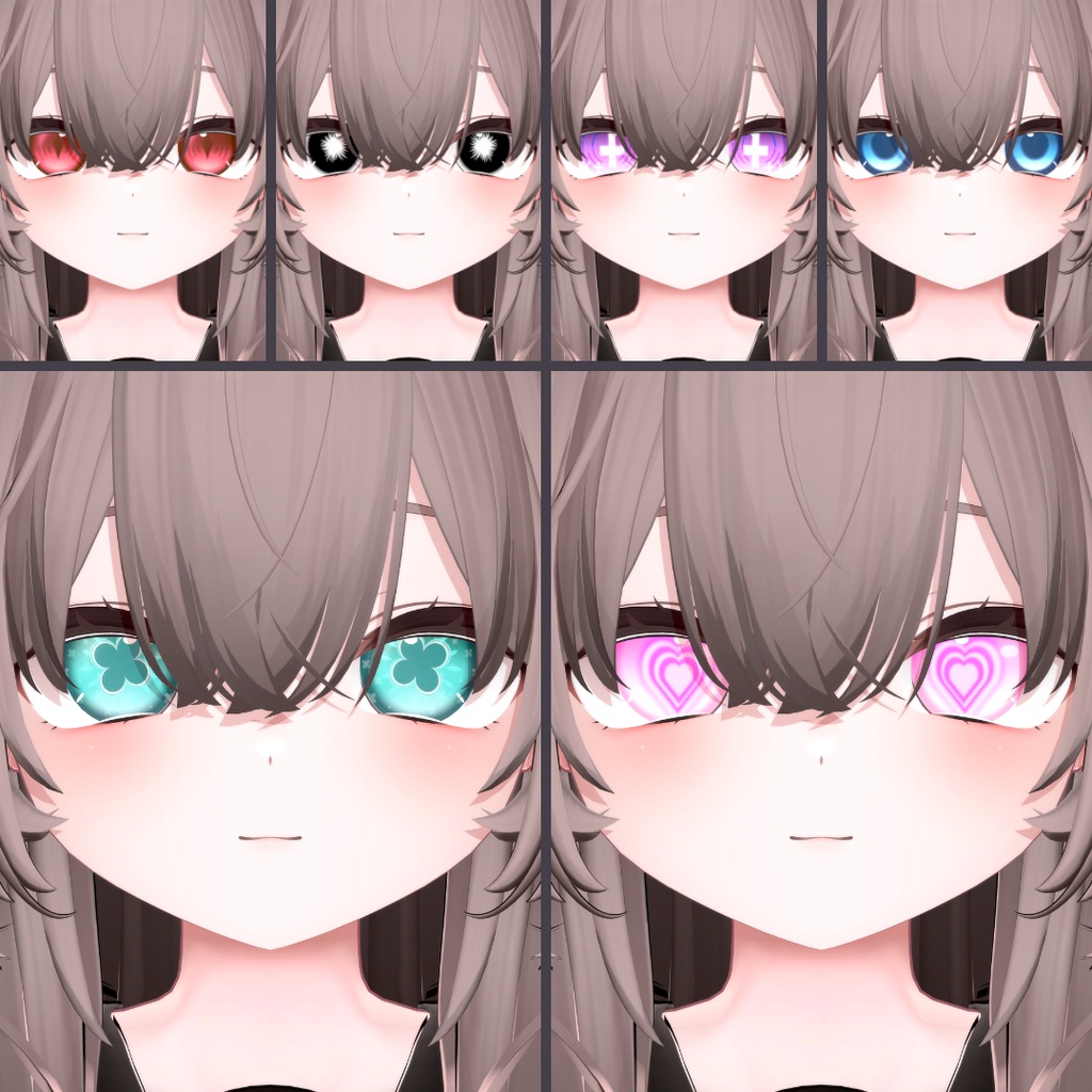【無料テクスチャ有】アバターの瞳を自分好みにカスタマイズ!瞳改変支援ツール IrisiaFlow