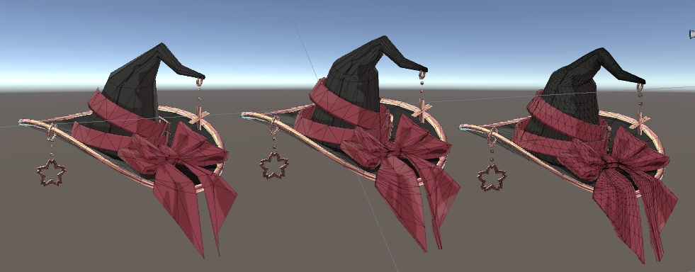 VRM, VRChat用魔女帽 Witch Hat FBX