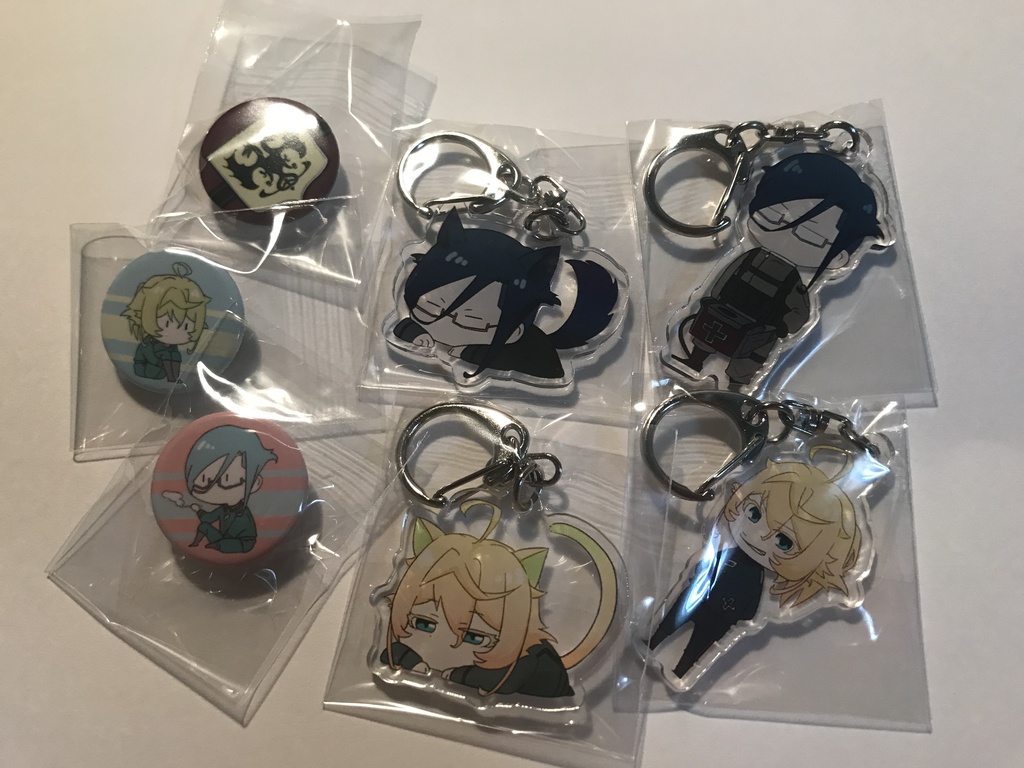 ターニャ レルゲン アクキーと缶バッチ あきら Tekitourpg Booth