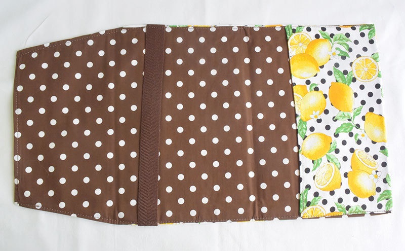 A5サイズブックカバー レモン