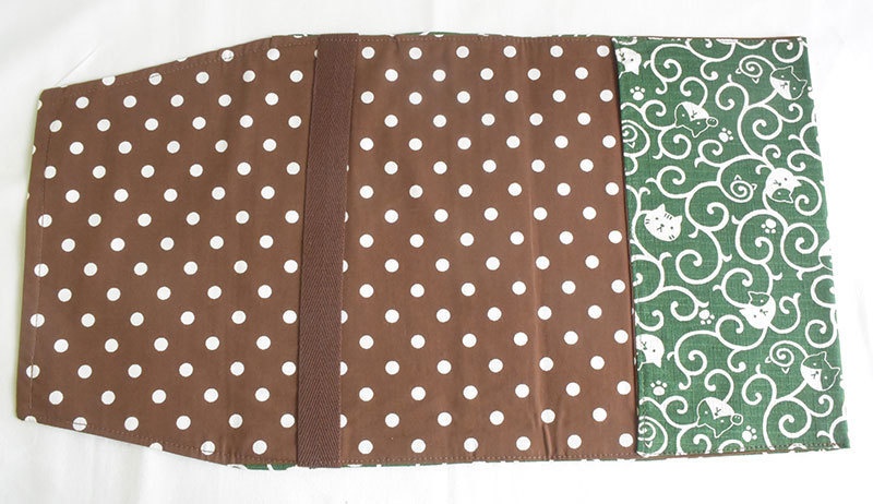 同人誌用A5サイズブックカバー 唐草猫