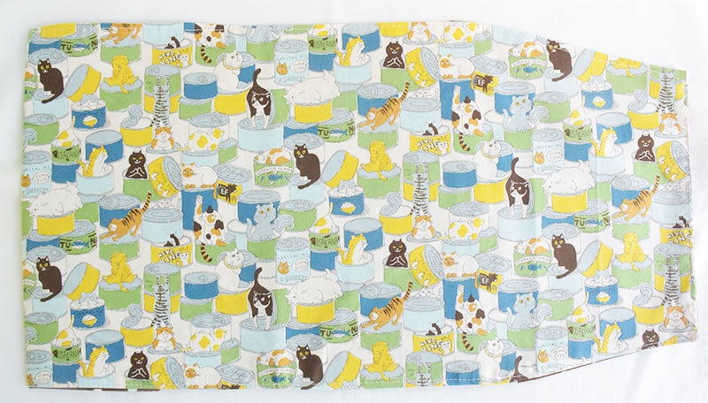 B5サイズブックカバー 猫と缶詰
