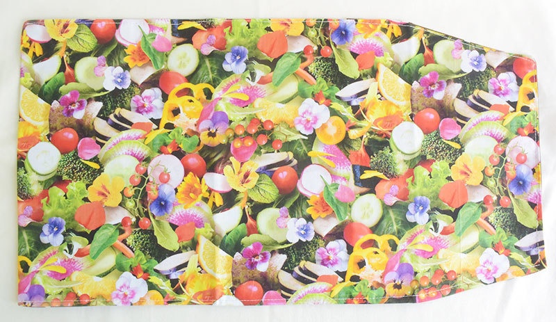 B5サイズブックカバー お花サラダ